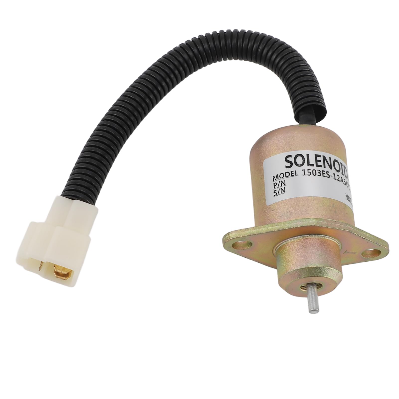Elettrovalvola di Arresto del Carburante 12V 1503es 12a5uc5s Accurato Generatore Anti-interferenza Solenoide di Arresto del Carburante