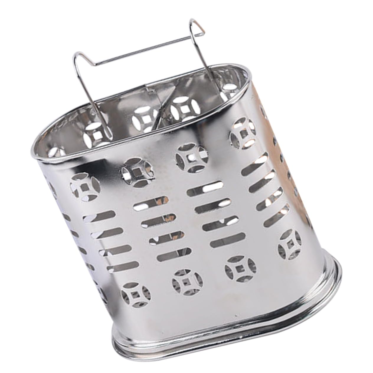 SOLUSTRE Stainless Steel Chopstick Holder Basket Over the Sink Drying Rack for Kitchen Utensils Versatile Design for Spoons and Forks for Dishwasher Use and Home Organization