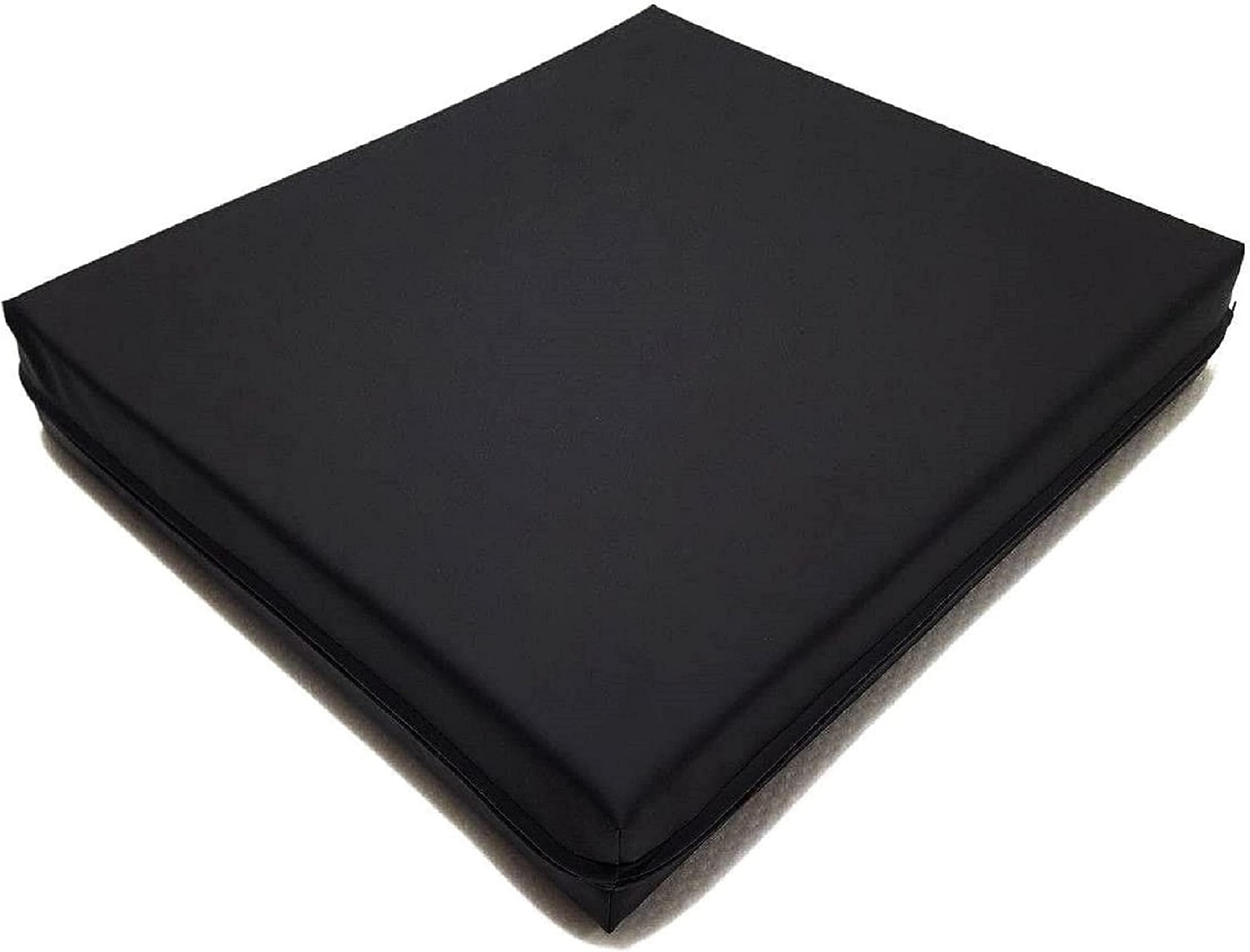 Top Style Collection Garden Seat Pads Garden Seat Cushions Waterproof Outdoor Seat Cushions Rattan Cushions Chair Seat Pads Garden Patio Chair Cushions (60cm X 60cm X 10cm, Black)