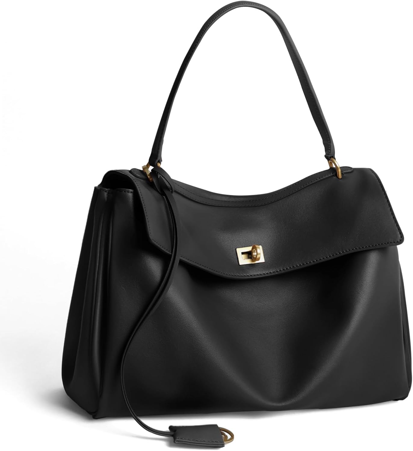 Genuine Leather Tote Bag for Women: Large Shoulder Handbag – Ladies Satchel Purse for Travel Work