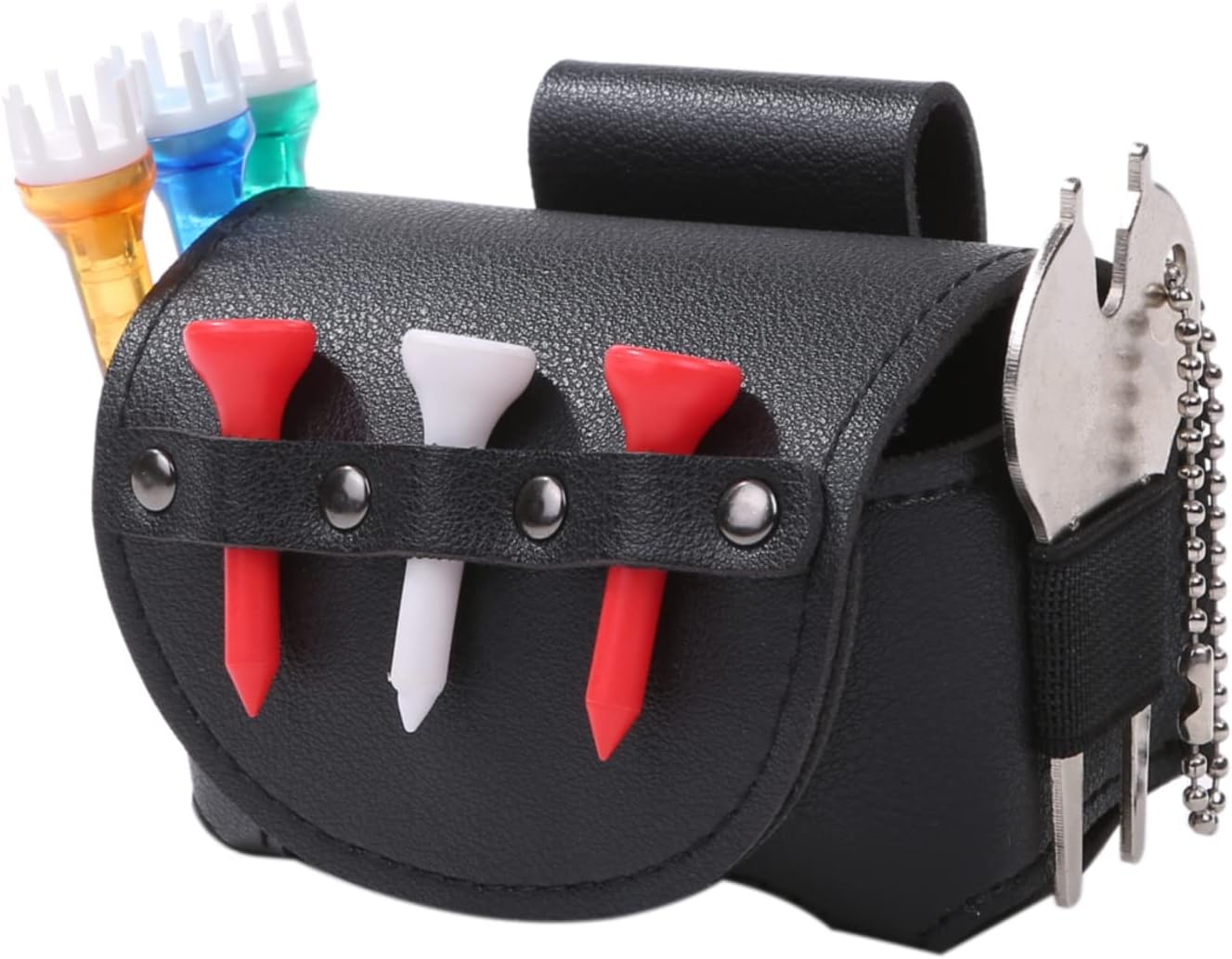 Honor Golf ゴルフボールケース ゴルフボールポーチ 磁石式 ボールホルダー ラウンドアイテム メンズ レディース ブラック 最大78 オフ