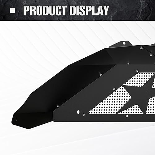 Vista 17 de Protectores de guardabarros interiores traseros compatibles con Wrangler JK y JKU Unlimited Sport Sahara Rubicon 2007-2018, protectores de barro