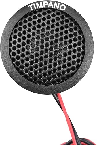 Miniatura 5 de Timpano TPT-ST1 - Tweeter de domo, juego de agudos de 1 pulgada para audio de automóvil, tweeters de montaje en ángulo o superficie, cúpula suave de