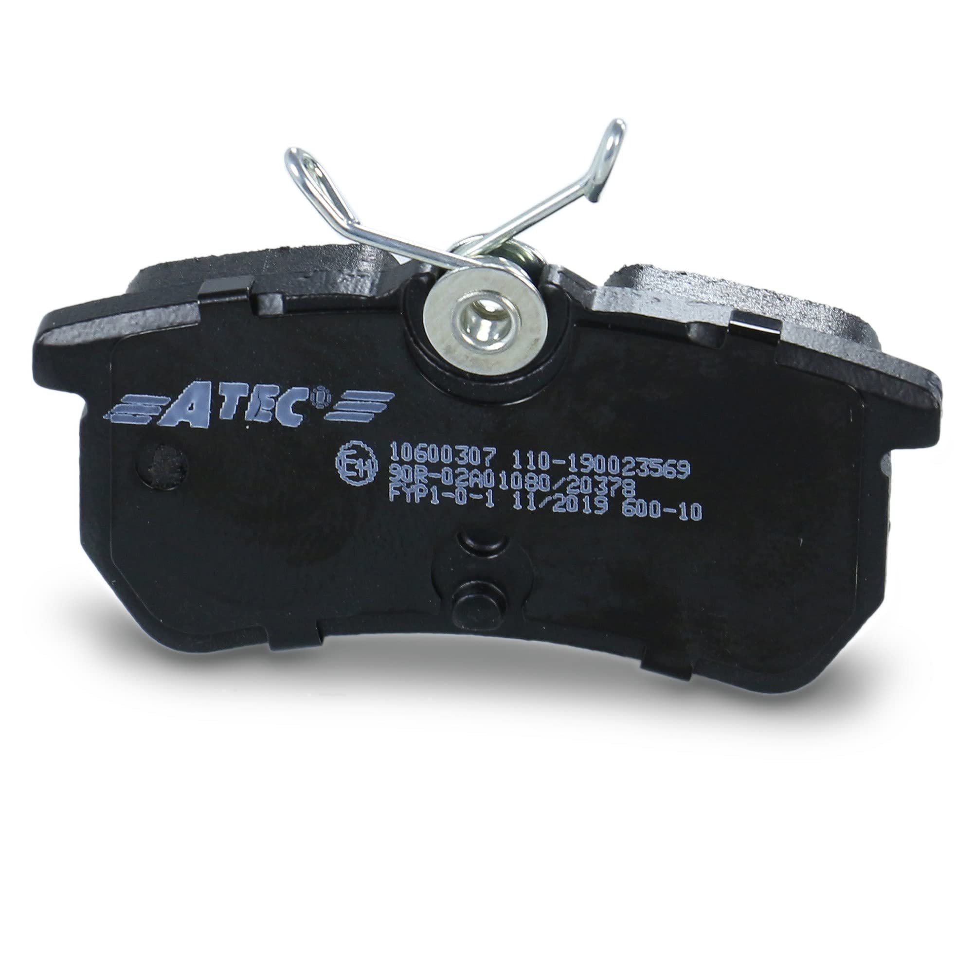 ATEC Germany Juego de frenos eje trasero incl. discos de freno Ø 253 mm | Compatible con: FORD FIESTA V, FIESTA VI, FOCUS I, FOCUS I Trimestre, Focus I Turnier