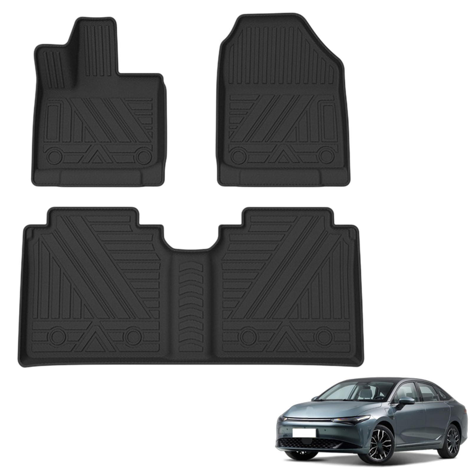 PAPEP Floor Mats for XPeng P5 2021-2024 RHD
