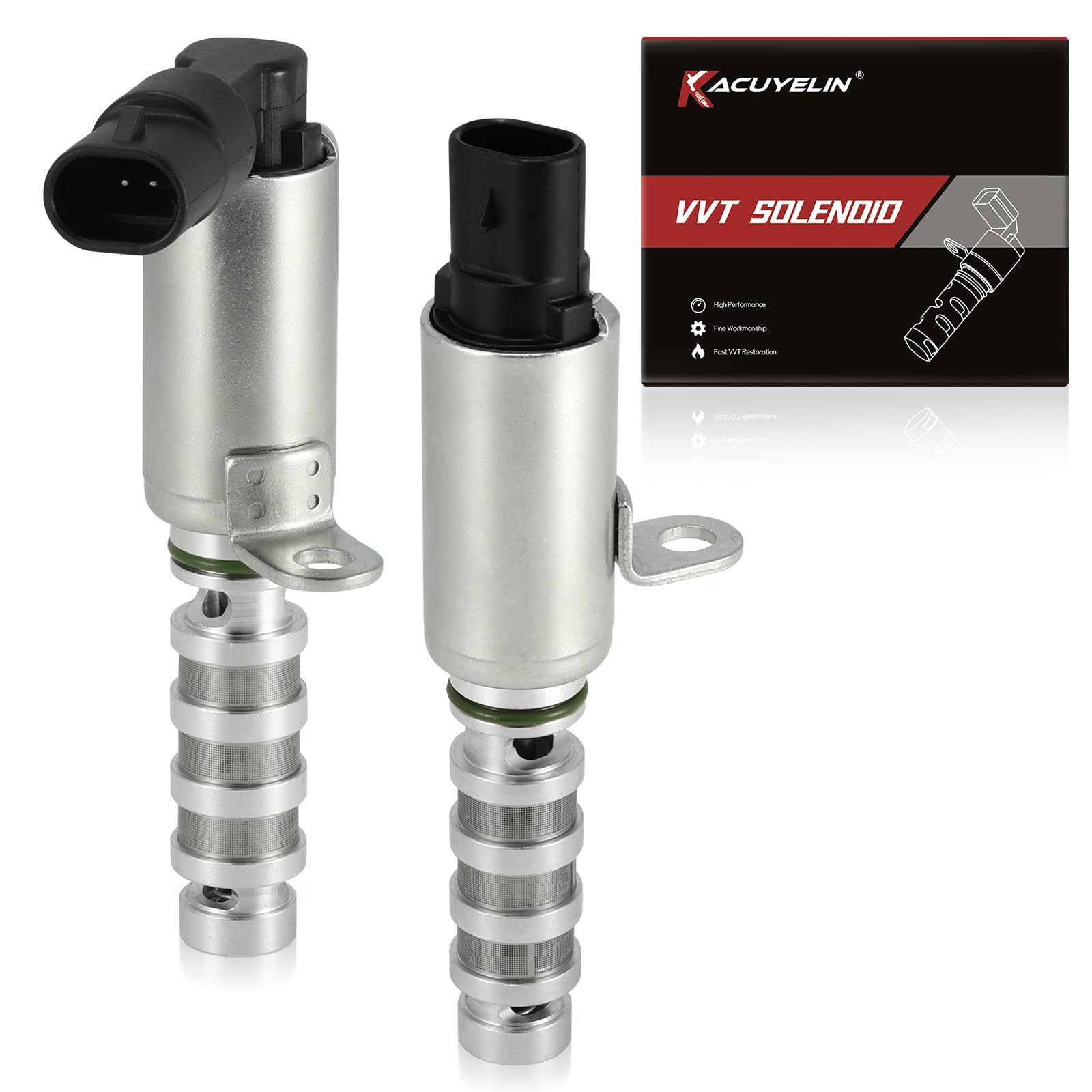 Photo 1 of 918033 918034 Engine Variable Valve Timing VVT Solenoid Oil Control Valve Solenoid Compatible with Hyundai Elantra Kona Sonata Tucson Veloster Kia Forte Forte5 Soul Seltos Optima 2012-2024 2PCS