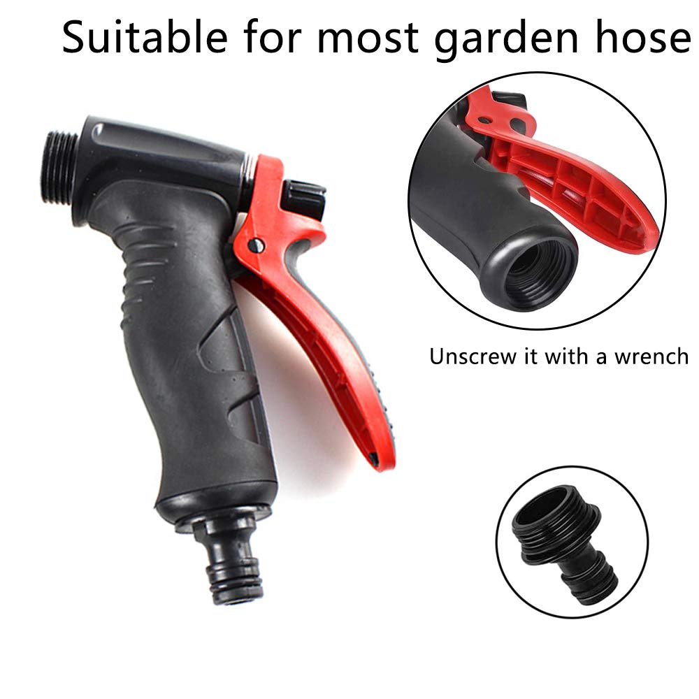 Car Wash Foam Gun, Adjustable Hose Wash Sprayer with Adjustment Ratio Dial Foam Blaster Fit