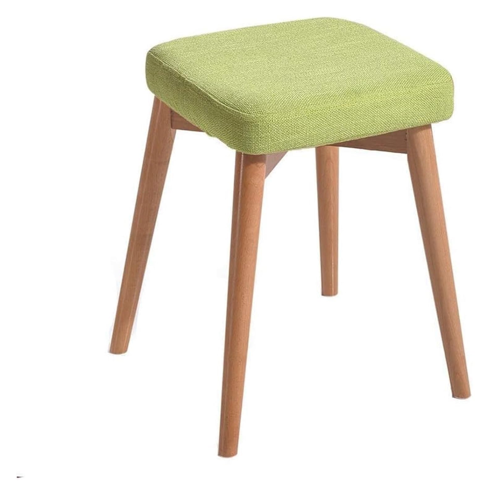 Reposapiés puf gris ideal como asiento de maquillaje para tocador