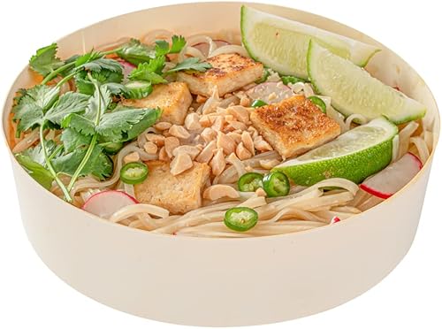 Pequeño recipiente de madera de álamo para comida, forma cuadrada, 4.7 pulgadas, 100 unidades por caja, colección Taipei, utensilios de restaurante disponible en Yaxa Colombia