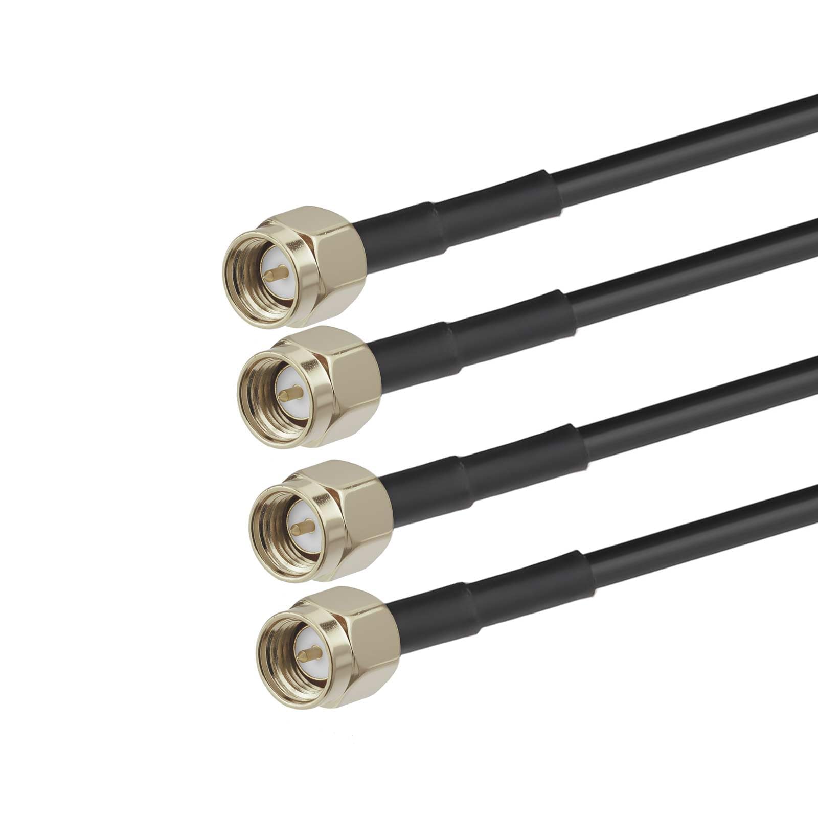 Bingfu Antenne 5G 4G LTE Extérieur Connecteurs Maschio SMA 4 MIMO Omnidirectionnelle avec Câble 3 m, Montage Murale Étanche pour Routeur Cellulaire Hotspot Mobile Passerelle Modem Dispositifs IoT