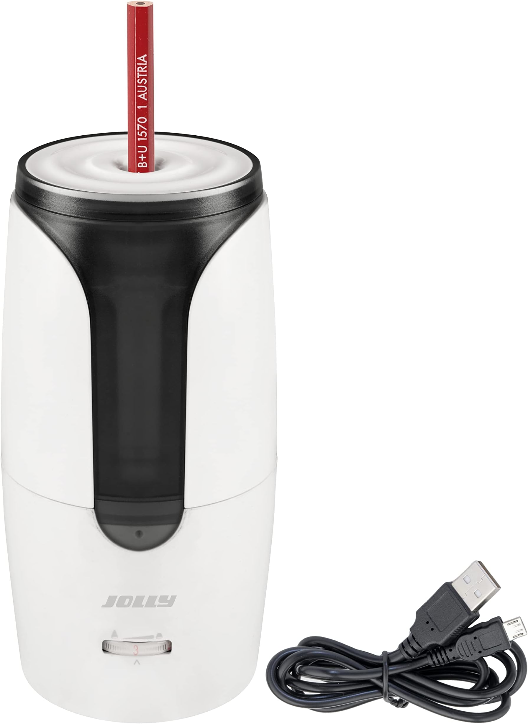 Temperamatite Elettrico Rapesco PS12-USB - Doppio Foro, USB O Batterie, Sicuro Per Bambini - Foto 3