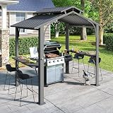 Domi 8×5 Hardtop Grill Gazebo