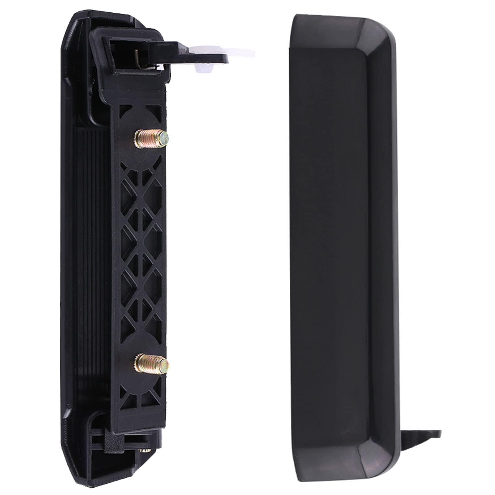 Manijas De Puerta Exterior Para Nissan D21 Hardbody Y Pathfinder - Par Delantero, Color Negro Mate