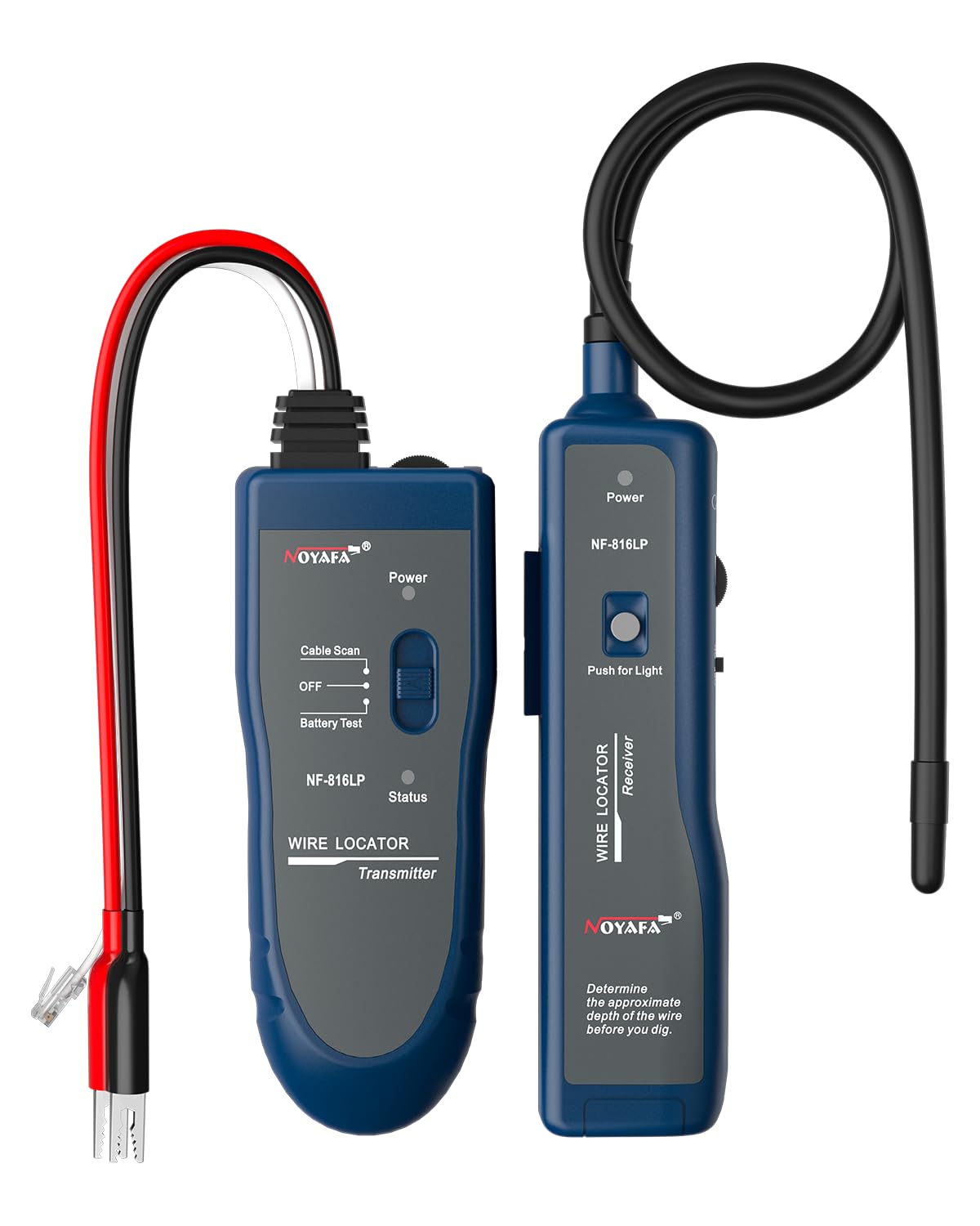 NOYAFA Wire Locator - Find Underground Cables -1