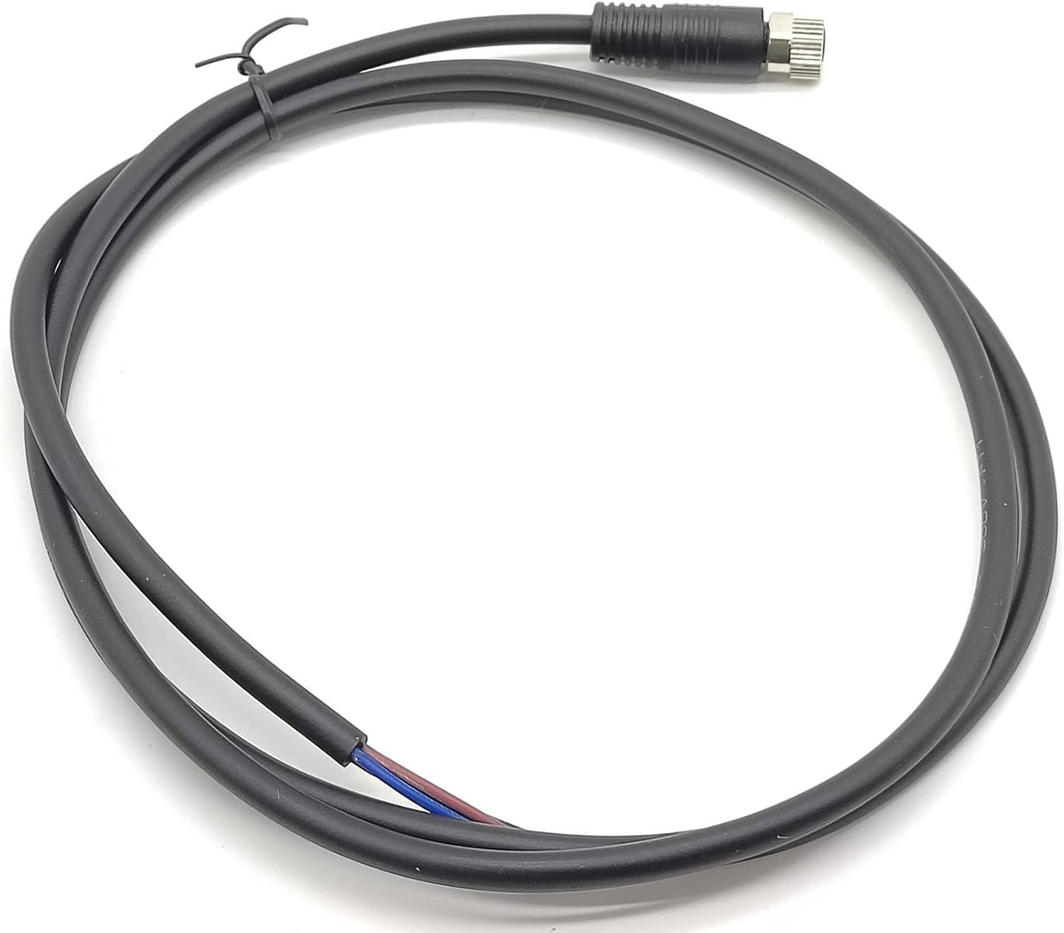 Elecbee 10pcs M8 Female Cables 3 Pin M8 Jack Connector with 1M 24AWG Wire