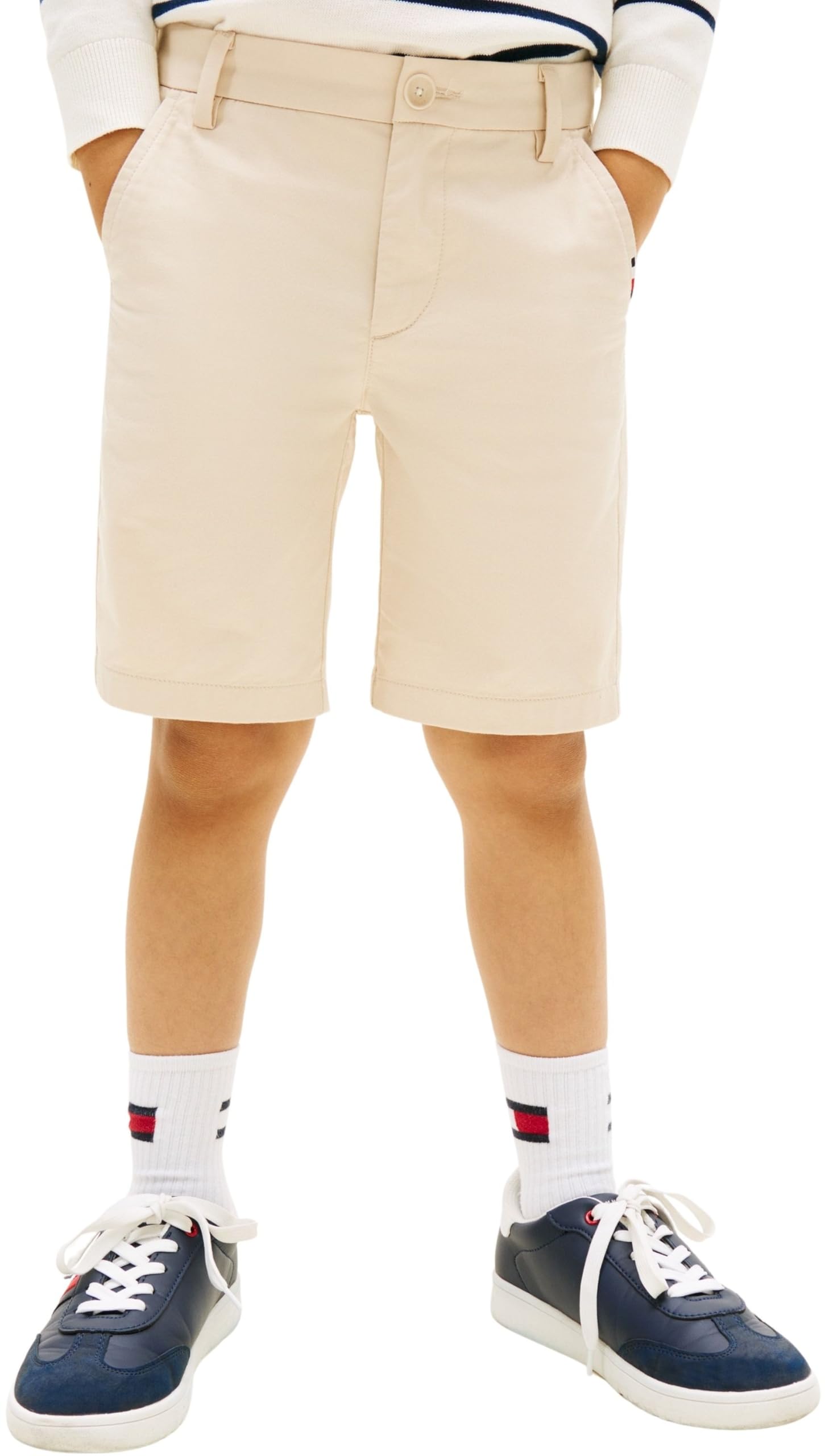Tommy Hilfiger - 1985 Chino Short Kb0kb09641, Pantaloncini Bambini e Ragazzi