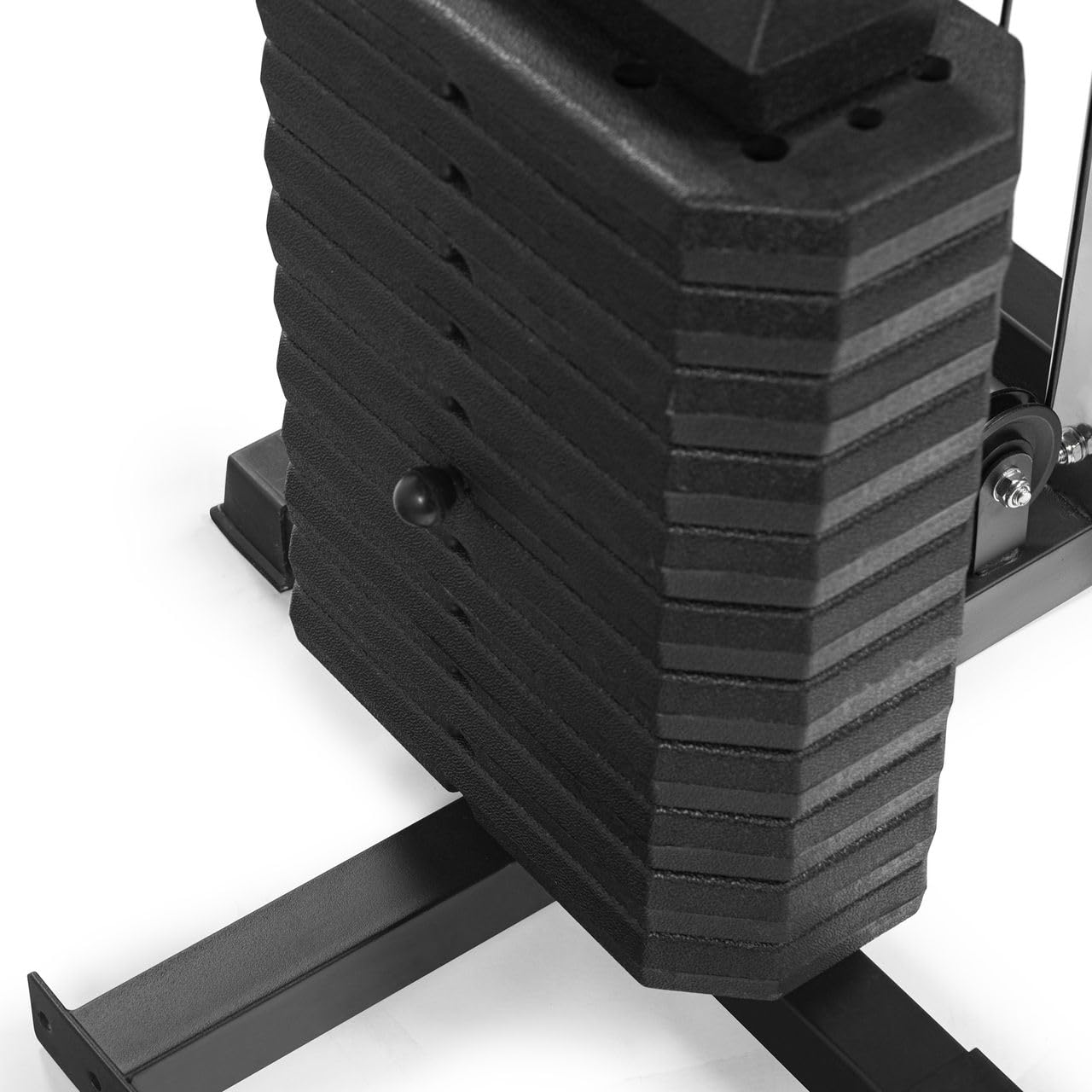 DIONE CW60 - Single Pulley - Cable Crossover - Mit 60KG Gewichten - Erweiterbar bis zu 90 kg - Wandbefestigung - Kabelzugturm - Latzugturm