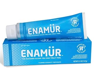 Premium Advanced Oral Care Plaque & Stain Removal Toothpaste - Plant Fiber Technology Removes 7X More Plaque Than Leading Brands, Whitens and Protects Enamel, 5.2 oz - Amazon product rated Grade A