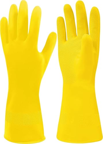 Miniatura 4 de SteadMax 36 pares de guantes de limpieza, guantes reutilizables de goma natural, guantes antideslizantes para cocina y hogar
