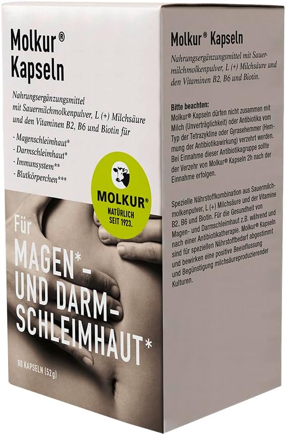 Kapseln 90 Stck. - mit Fermentkonzentrat der Sauermolke und B-Vitaminen - Nahrungserg nzungsmittel