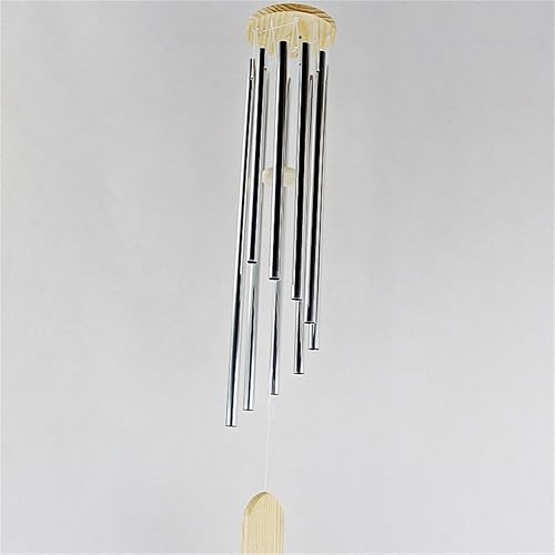 Miniatura 5 de MIFXIN Campanillas de viento exteriores de 9 tubos, campanillas de viento de metal, regalo conmemorativo, decoración interior al aire libre para
