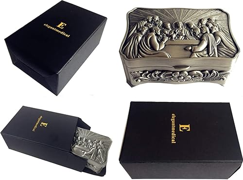 Miniatura 5 de elegantmedical Collar de rosario católico hecho a mano de plata de ley con perlas blancas, caja de regalo de crucifijo con cruz, Peltre, Perla