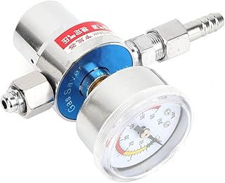 Regulador de Pressão de CO2 Regulador de Gás Argônio Redutor de Pressão de CO2 Rosca Regulador de Argônio Regulador de Vazão Solda Medidor de Solda Sem Vazamentos e Fácil Instalação