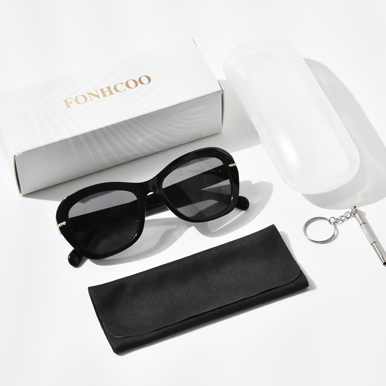 FONHCOO Progressive Multifocal Sunglasses for Women, Stylish Reader Sun Glasses Outdoor Reading Sunglasses UV400 Protection - Image 7