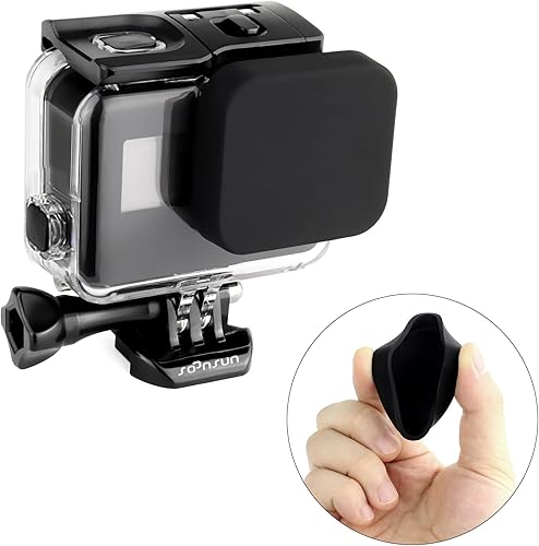 Miniatura 7 de SOONSUN Funda impermeable para GoPro Hero 765 Black and Hero (2018)  147 pies147.6 ft carcasa subacuática para buceo, snorkel, surf y aventuras en