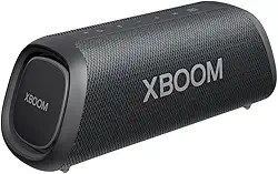 CAIXA BT XBOOM XG5S 20W IP67, 18 horas de bateria, Iluminação com mais de 16Mde cores, PartyLink + Dual Play, Track Woofer de Fibra de Preta