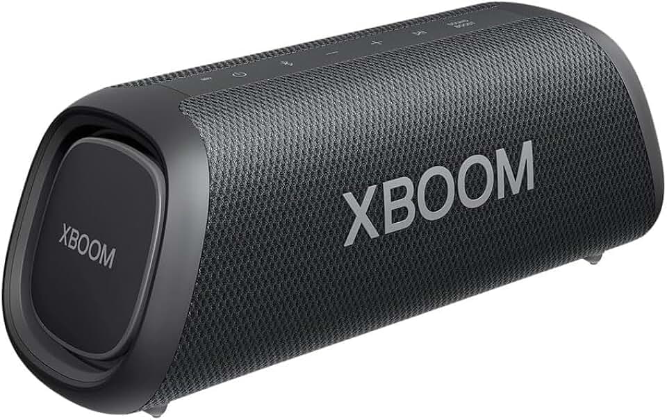 CAIXA BT XBOOM XG5S 20W IP67, 18 horas de bateria, Iluminação com mais de 16Mde cores, PartyLink + Dual Play, Track Woofer de Fibra de Preta