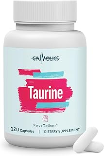 Taurine Supplement 2000mg - Amino Acid Supplement with L-Theanine, Inositol, B6 & B12 - Non-GMO, Gluten-Free, Vegetarian Capsules - 120 Taurine Capsules
