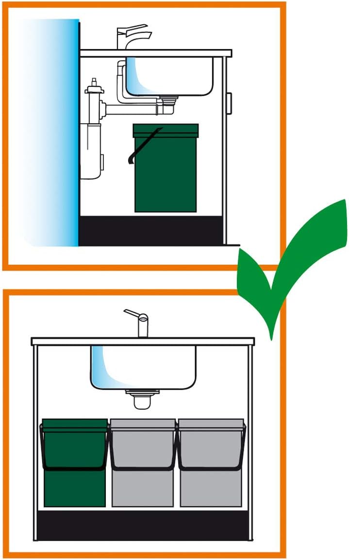 LIRA Basket Flat Basket Universal Space Saver for Sinks