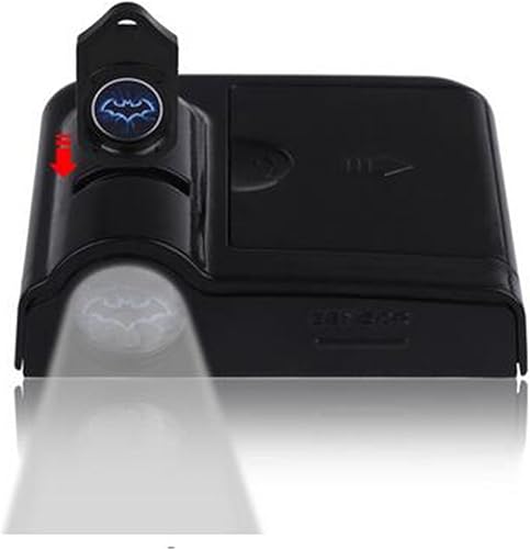 Miniatura 6 de 2 piezas 3D azul caballo puerta de automóvil escalón LED bienvenida logotipo sombra fantasma luz proyector lámpara sin taladrar puerta de automóvil