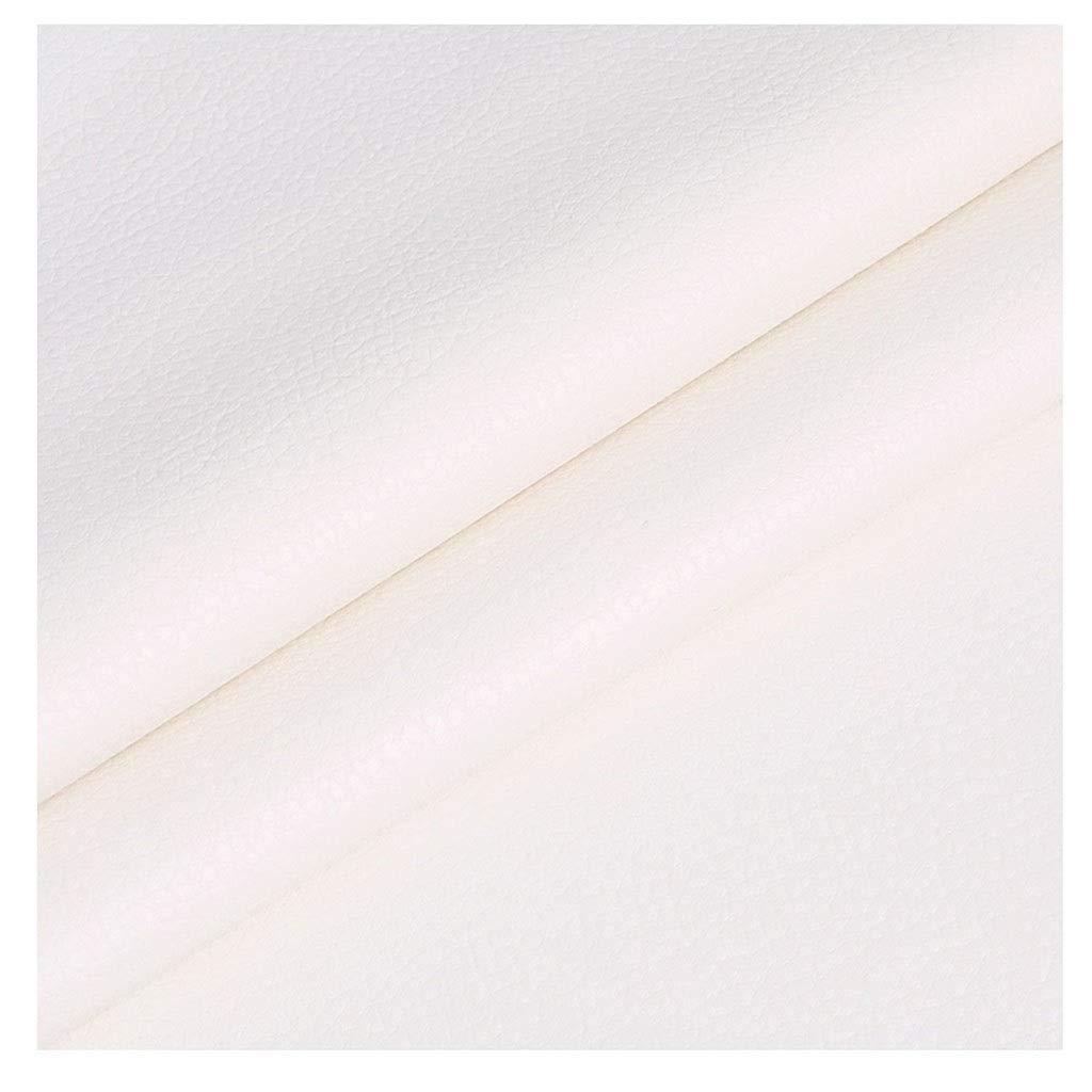 Simili cuir tissu fin blanc d'ameublement pour finitions haute qualité - 8