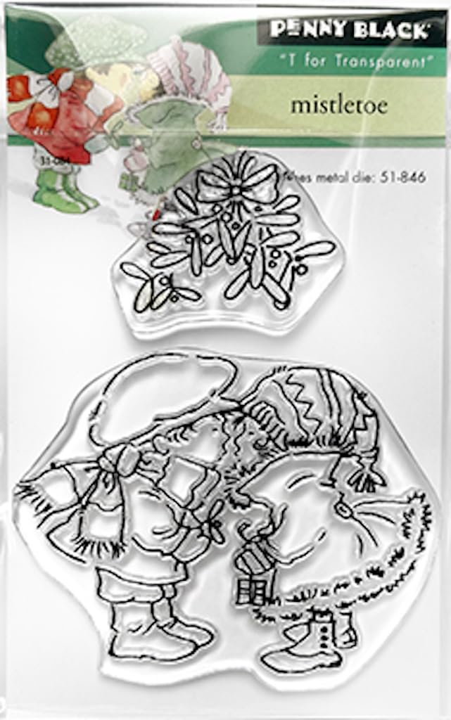 Penny Black Black Penny Clear Stamps - Mistletoe 31-084