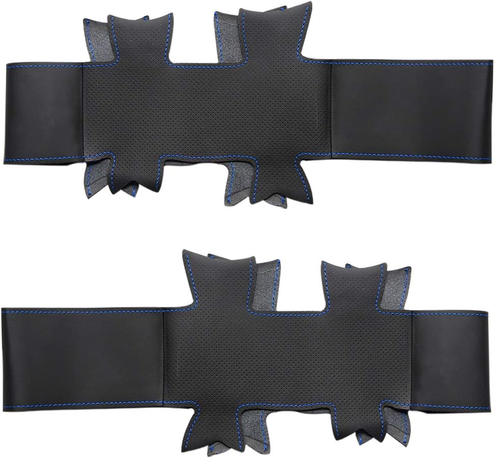 MEWANT Steering Wheel Covers Wrap for Golf 4 (IV) 1999-2006 / Jetta 1999-2005 / Passat 1999-2005 / Eurovan 1999-2003