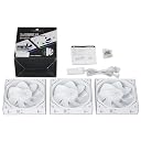 Thermalright TL-M12QW 120mm ARGB Case Fan, Daisy-Chain | 1500RPM | Silent Computer Fan with Infinite Mirrors on Both Sides(White) gallery image