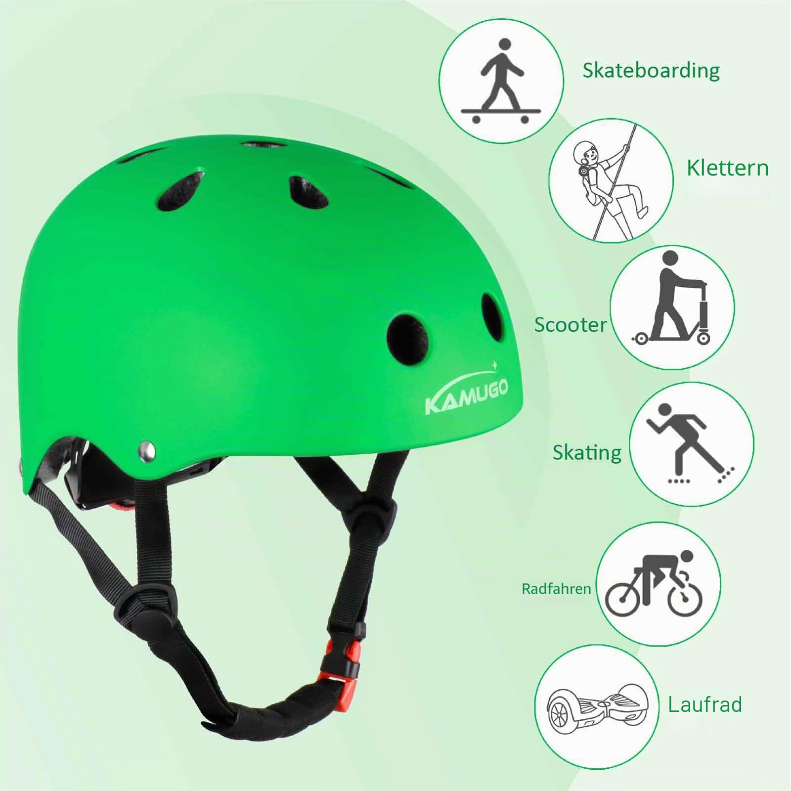 Verstellbarer Kinderhelm, geeignet für Kleinkinder, Kinder im Alter von 2–8 Jahren, Jungen und Mädchen