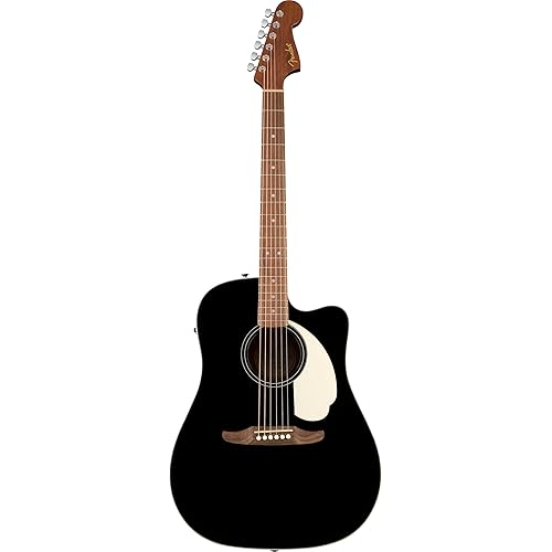California Standard Redondo CE, Spruce Top, Ivory Pickguard, Black