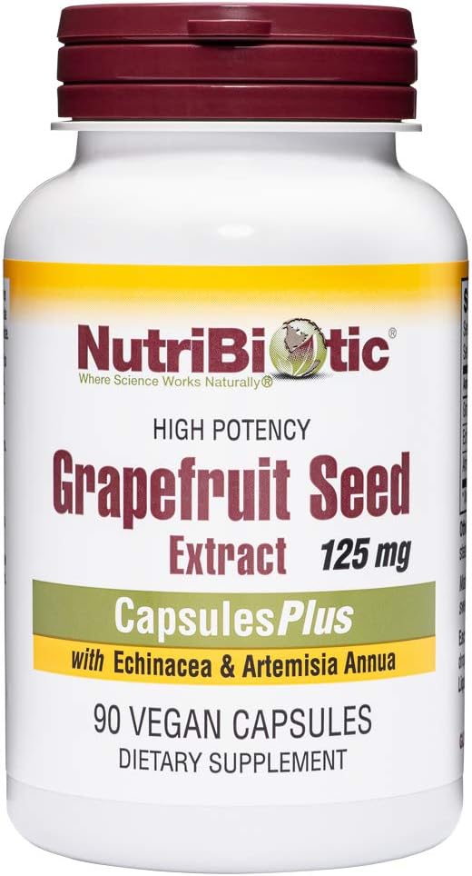 High Potency Grapefruit Seed Extract (125mg, 90 Vegan Caps)