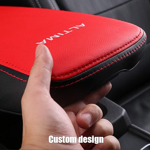 Miniatura 4 de XITER Protector de funda para reposabrazos de automóvil, 1 almohadilla de cuero para consola central para Nissan Altima 2019-2025, protector de caja