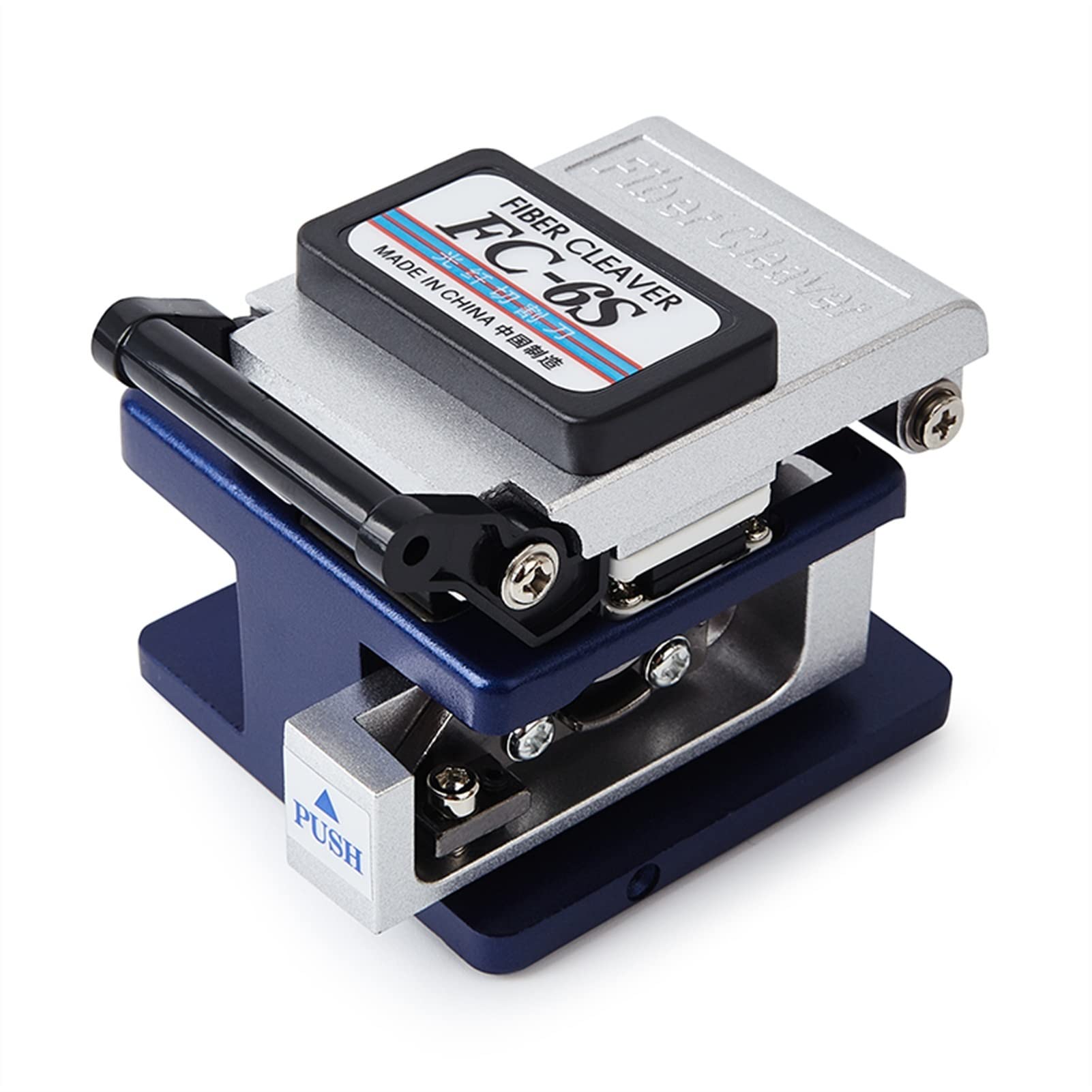 LNHHG Fiber Cleaver, Ftth Tool Fiber Cleaver FC-6S Optical Cutting Knife Optic Cutter Cold Contection Dedicated Metal