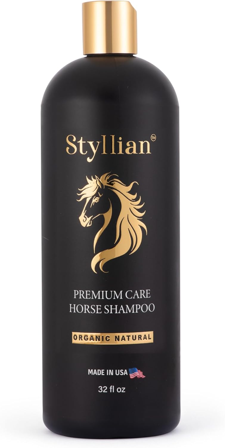 Premium Care Horse Shampoo, Organic Natural Formula, Made in USA (128 oz)