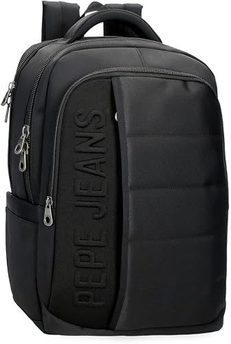 Pepe Jeans Ancor Mochila para portátil, fabricada en poliéster, Tirantes anchos, ergonómicos y acolchados que se adaptan perfectamente a la espalda, de Joumma Bags