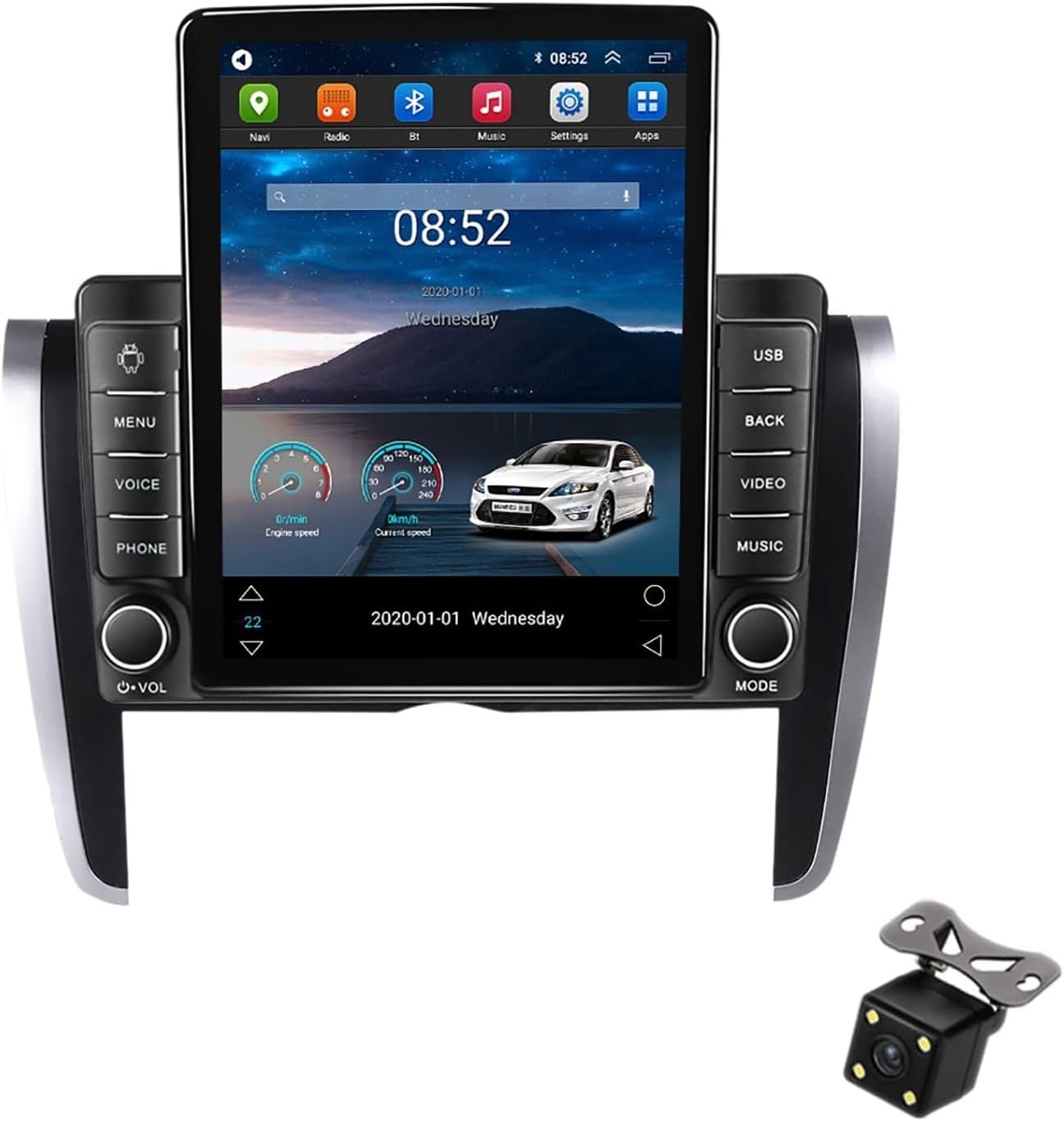 Android Autoradio Für Mazda 2 - 9 Zoll Mit Wireless Carplay & Android Auto