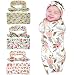 Quest Sweet Newborn Swaddle,Swaddle Cocoon,Blanket&Headband Set (3 Pack)