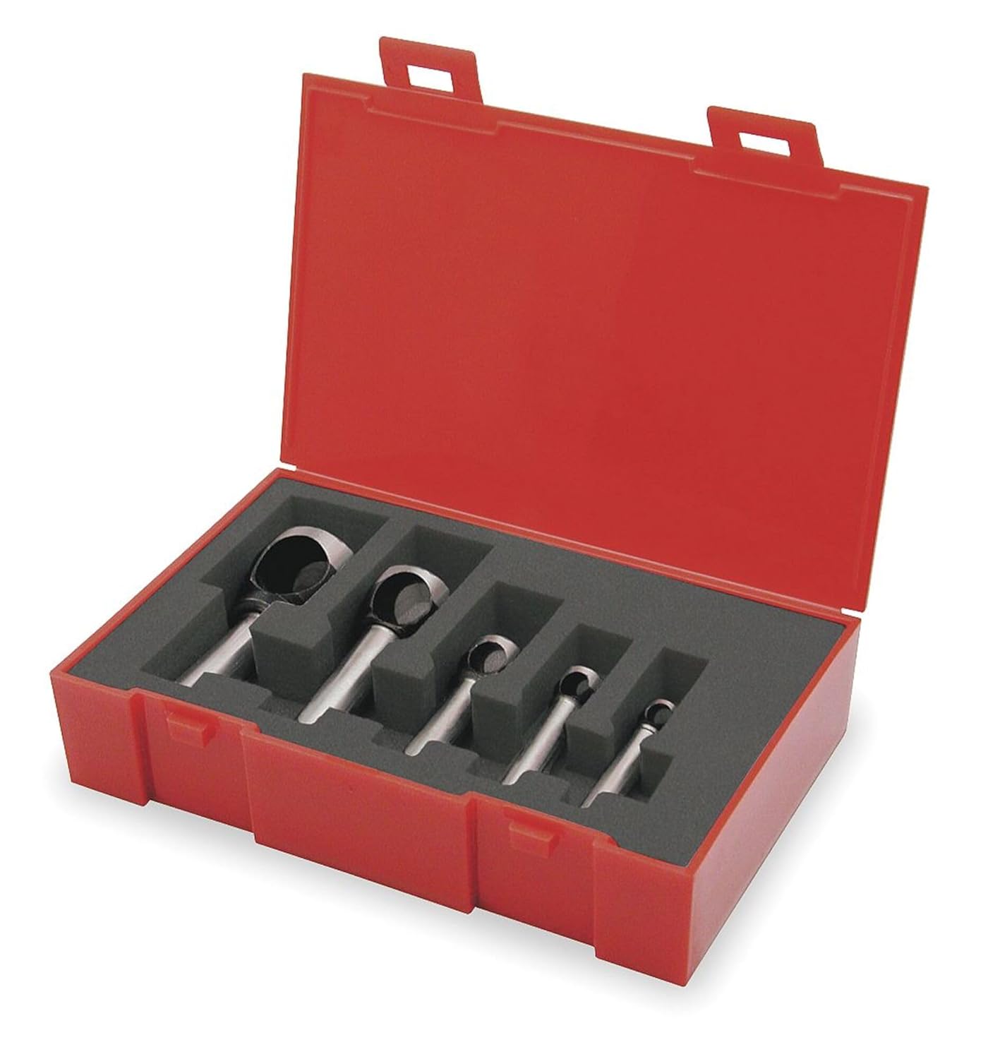KEO 53519 Cobalt Steel Single-End Countersink Set, Uncoated (Bright) Finish, 82 Degree Point Angle, 5/16" - 1" Head Diameter