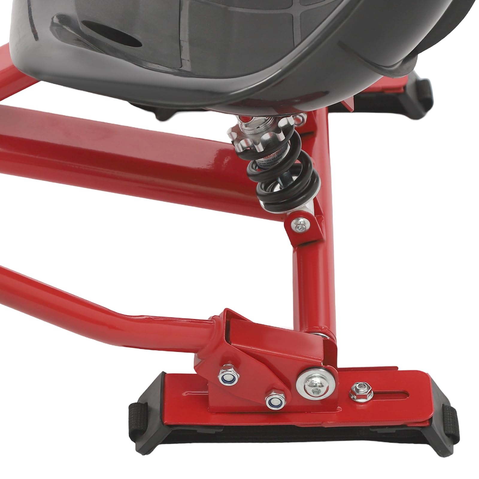 Go-Kart avec double amortisseur, accessoire de fixation de siège pour hoverboard de 16,5 à 25,4 cm, longueur du cadre réglable, support de siège pour adultes