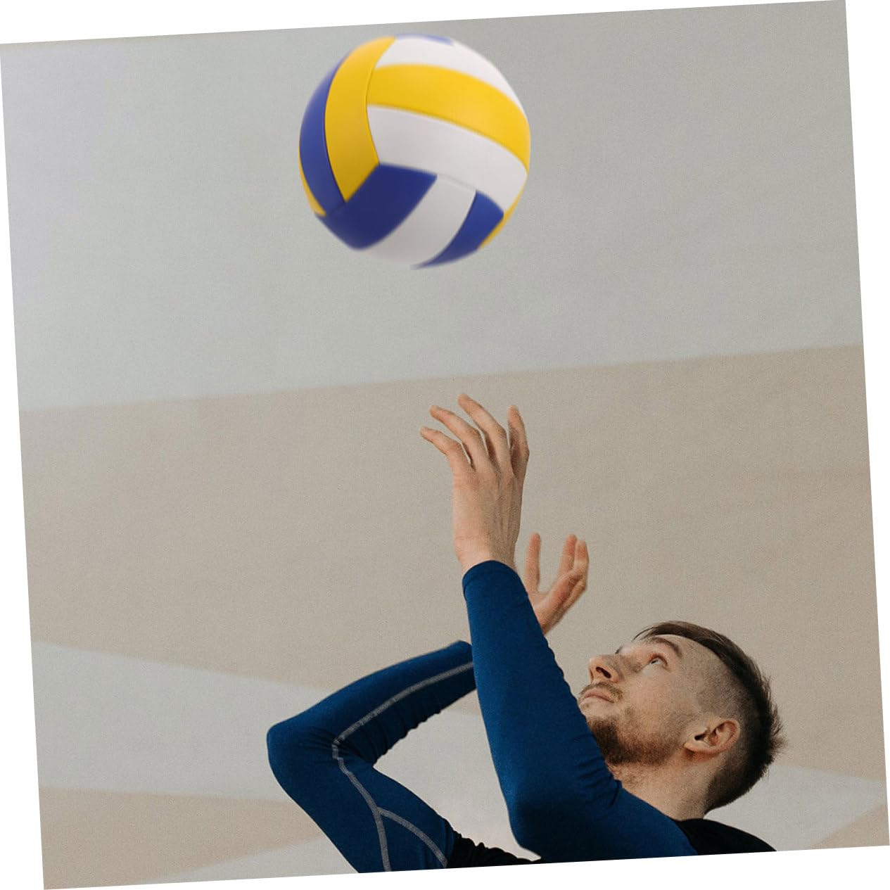 Toddmomy 2 Piezas Voleibol de Entrenamiento para Interior y Exterior Resistente y Duradero para Práctica de Voleibol Construcción de Material y Superficie para Agarre Cómodo Standard